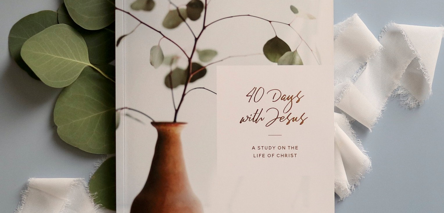 40 Days with Jesus Bible study banner