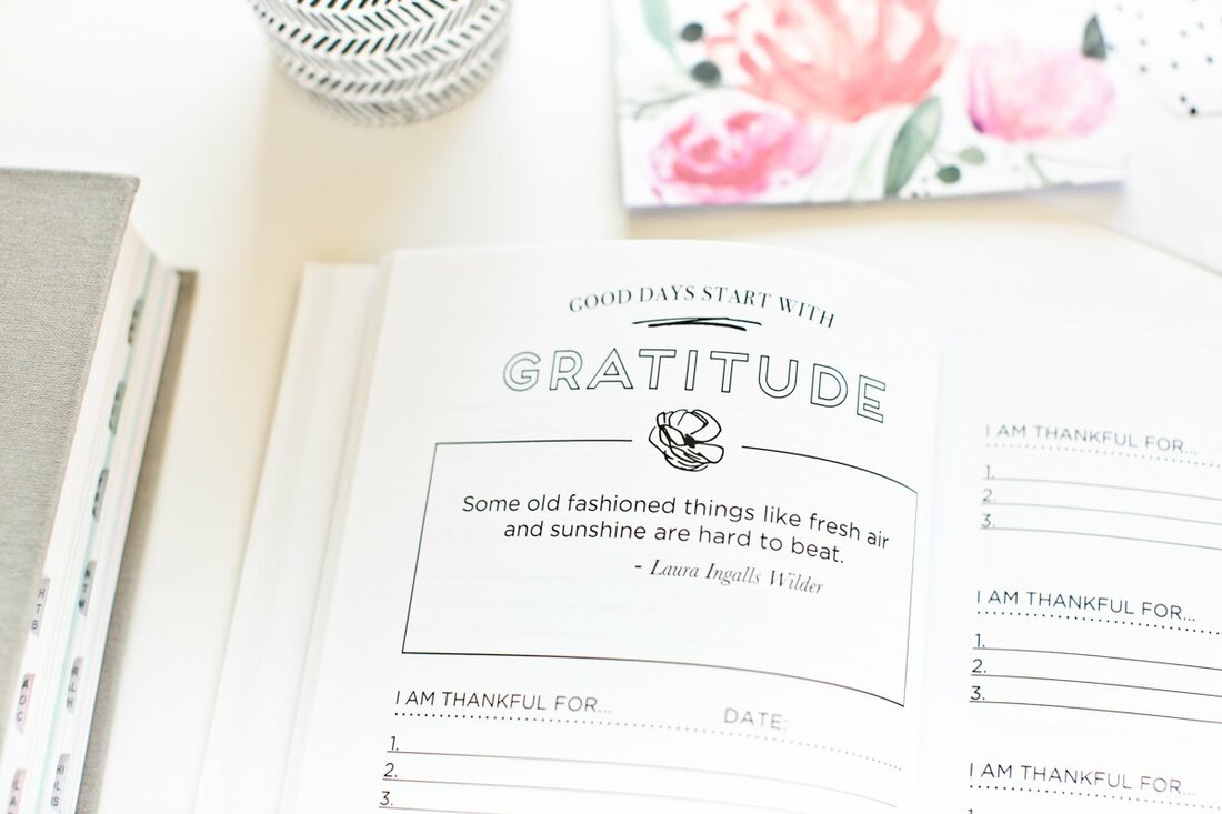 Gratitude Journal inside