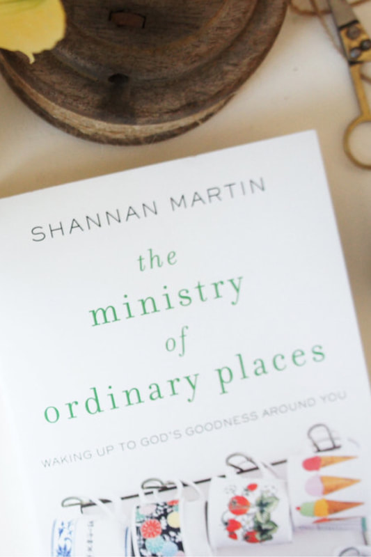 I feel sure that I have highlighted more parts of this book than I've left unhighlighted. It's just that good! Reading The Ministry of Ordinary Places has changed me in a way I didn't know I needed to be changed. It has reminded me of the value of paying attention and loving my neighbor.