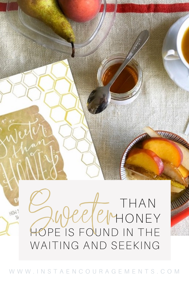 Sweeter Than Honey: Hope is Found in the Waiting and Seeking