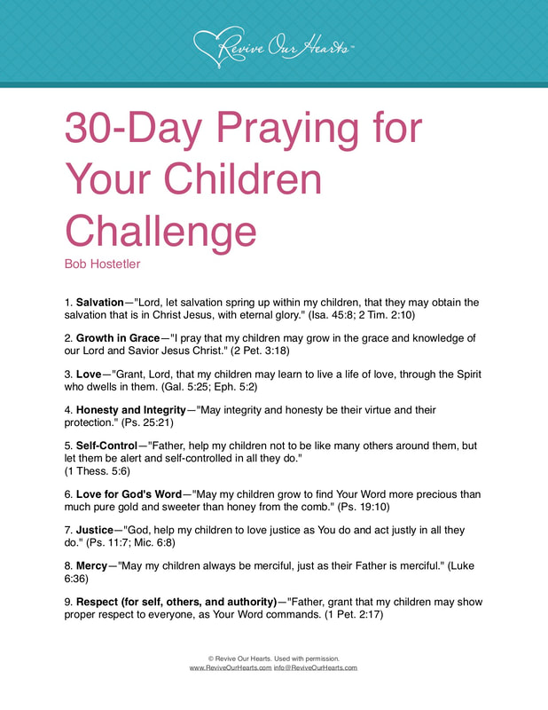 30-Day Praying for Your Children