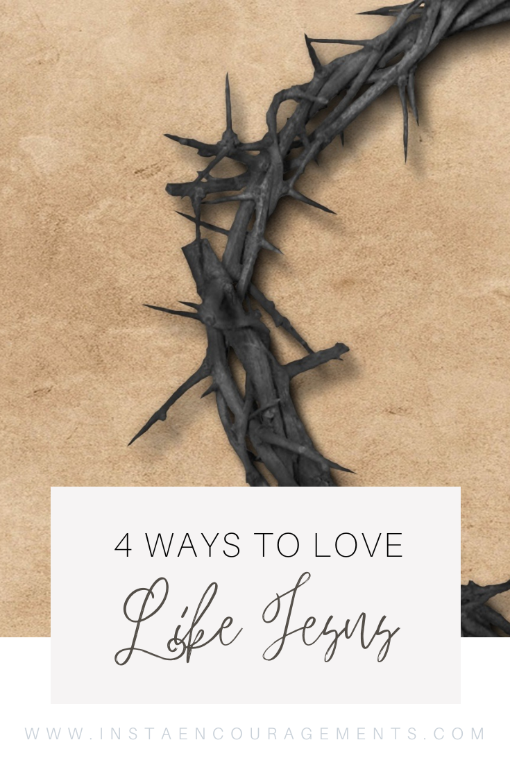 To love like Jesus, simply begin by following His example found in the New Testament. By studying His earthly life, we note one very important characteristic. He loved His Father! When reading about Jesus' life on earth we see His love for others was rooted and grounded in His love for the Father. We can follow His example of loving God by prioritizing our relationship with God. One way we do this is by spending time with Him in prayer. Another is through worship. A third is by reading His Word.