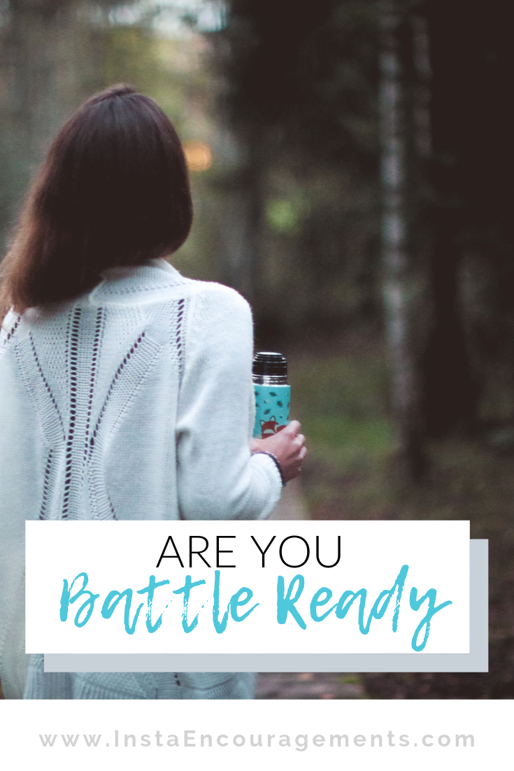 Are You Battle Ready? I recently won a copy of Kelly Balarie's (from Purposeful Faith) new book Battle Ready over on Dr. Michelle Bengtson blog. Honestly, I didn't even realize I was entering a contest by commenting on one of her many wonderful posts, but I did. And I WON!