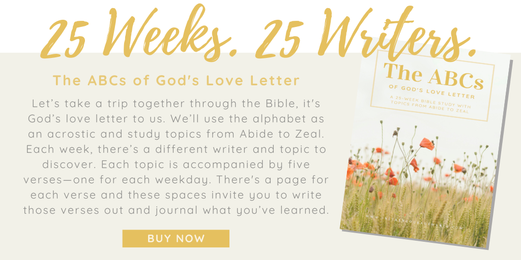 The ABCs of God's Love Letter book banner