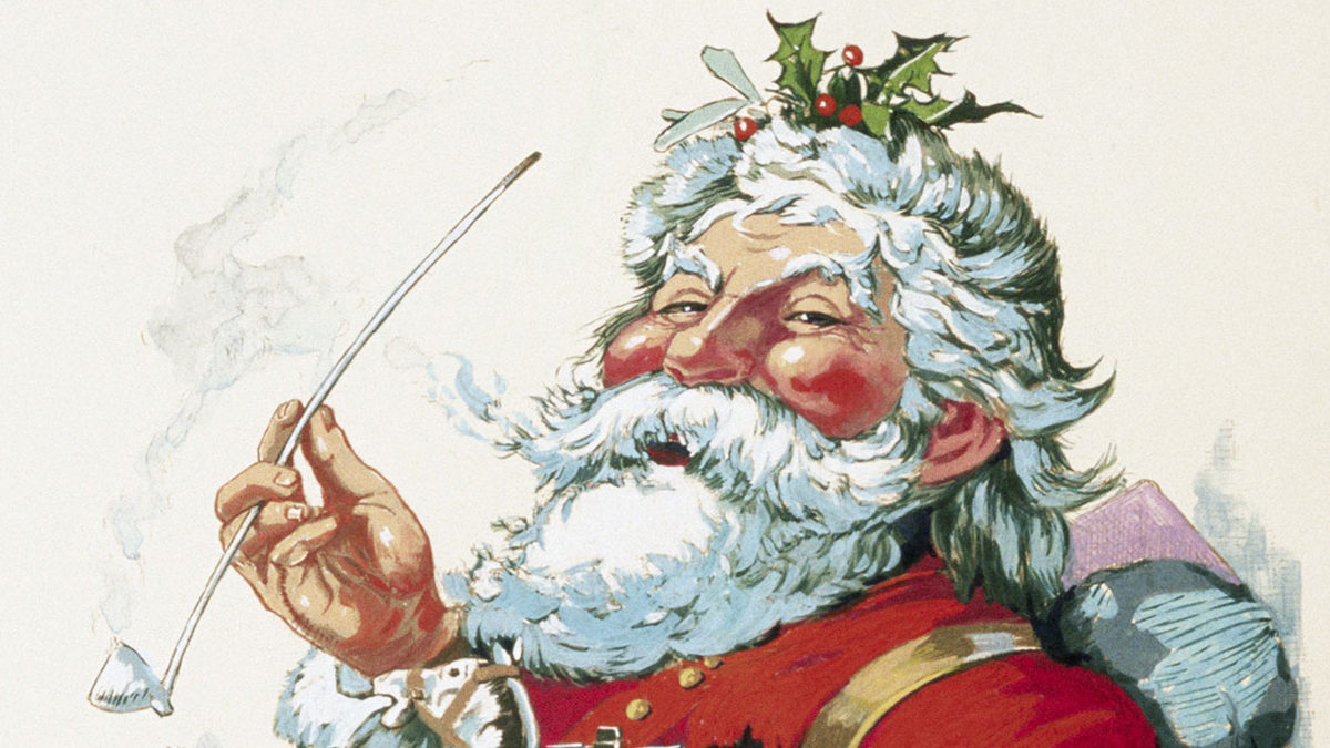 Thomas Nast, Merry Old Santa Claus, 1881. Wikimedia Commons.