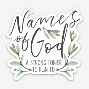 16 Names of God sticker