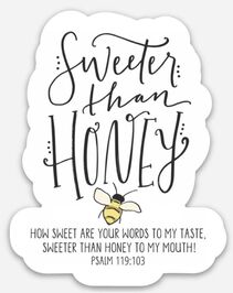 Sweeter Than Honey sticker