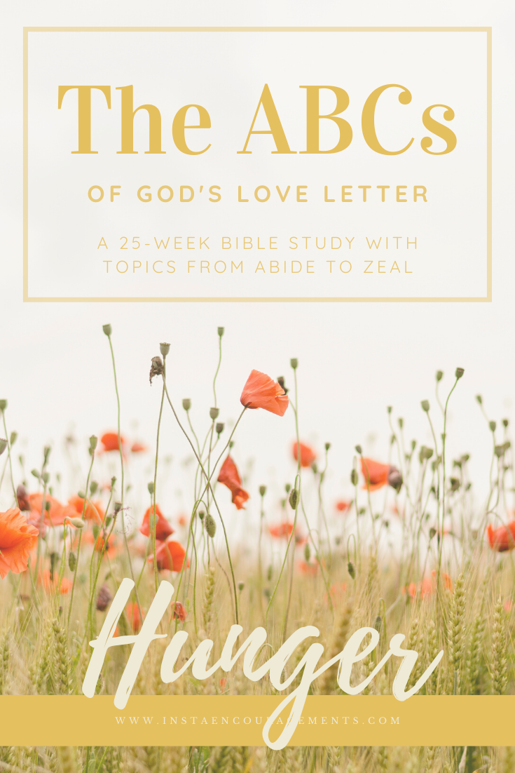 The ABCs of God's Love Letter: Hunger
