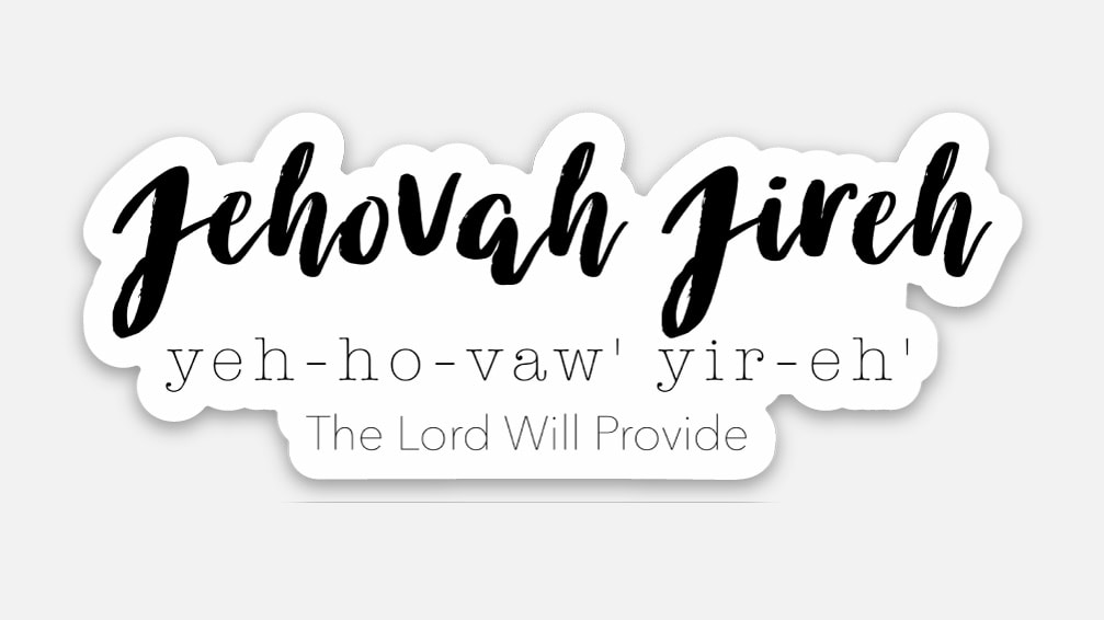 Jehovah Jirah