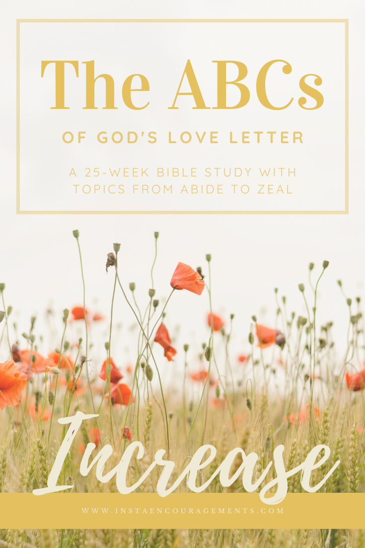 The ABCs of God's Love Letter: Increase
