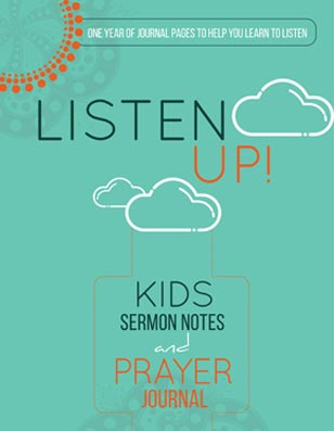 Listen Up! Kids Sermon Notes & Prayer Journal