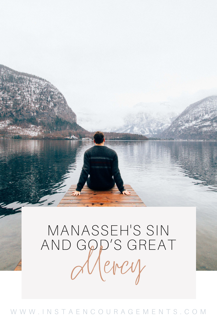 This fall I was reading through #God's Word with the Sweeter Than Honey Bible #reading plan. On October 17, I came to ​​2 Chronicles 33. There we read of Manasseh's reign over Judah. We also read of ​Manasseh's enormous sin--not only private sin, but very public sin. So public in fact that #Bible tells us he led all Israel astray. But then, in a complete about-face, we read of King Manasseh's humble repentance to God. There is no one beyond God's reach--no one! No matter the sin, God covers it.