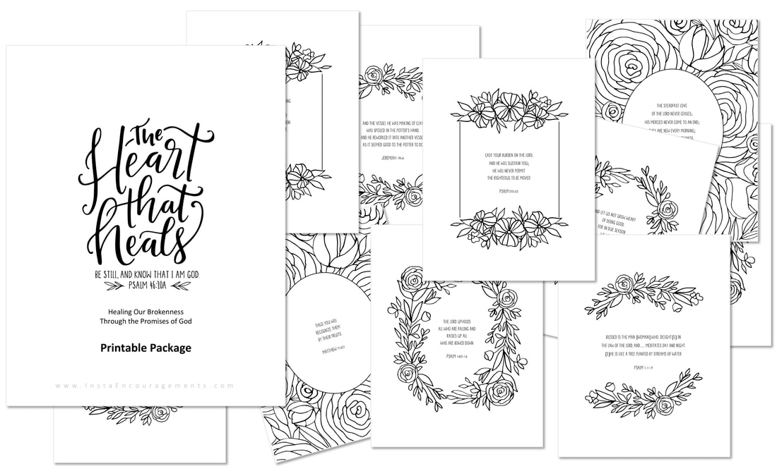 The Heart That Heals printable package