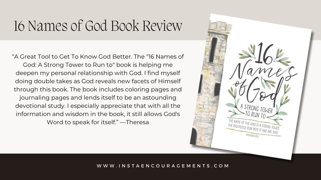 16 Names of God book review Theresa