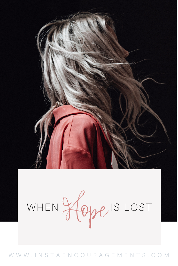 When Hope is Lost: ​Recently, my husband said something that gave my heart a serious wake-up call. I was crying like I’ve been doing for the past two months since my best friend suddenly and unexpectedly went to heaven. My grief can be overwhelming and I was drowning...